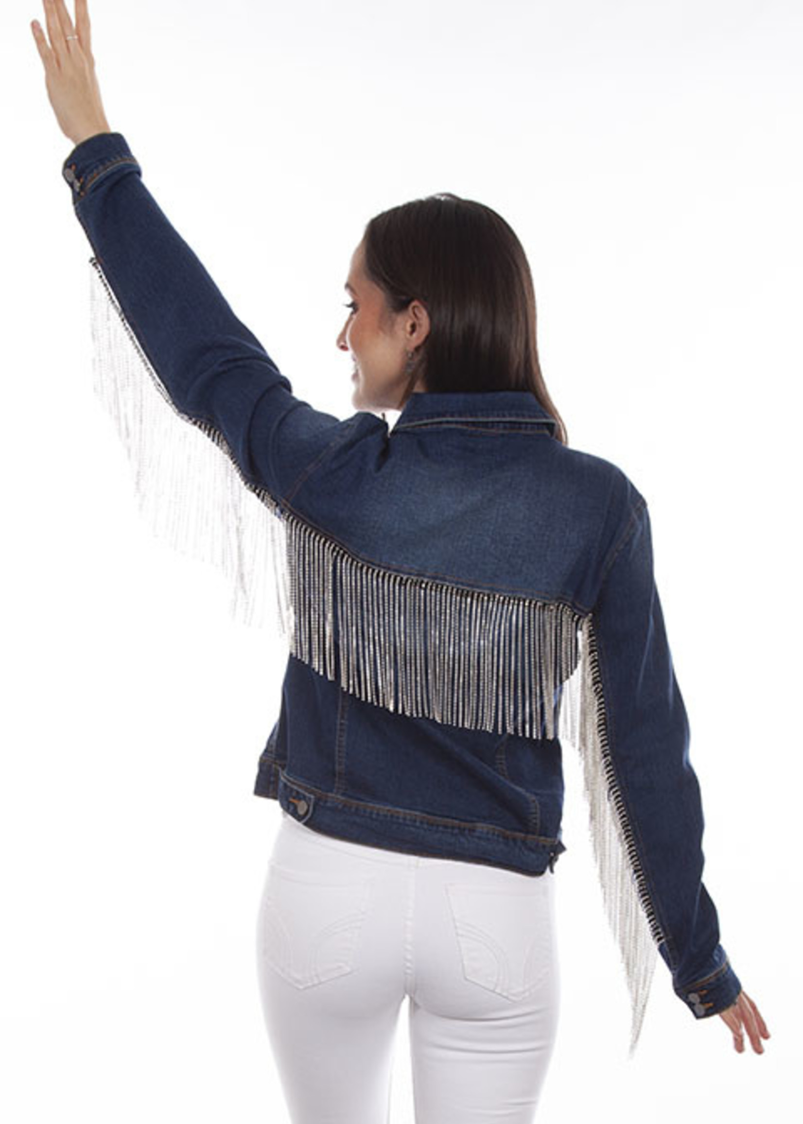 Scully Denim jacket w/ rhinestones Medium