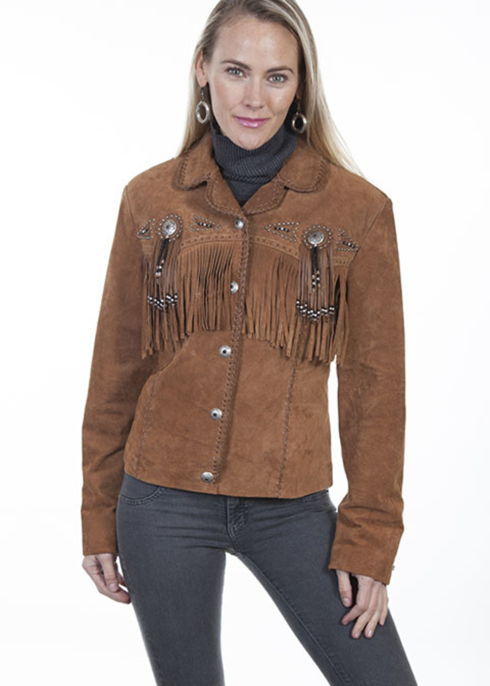 Scully Leather Fawn  Small