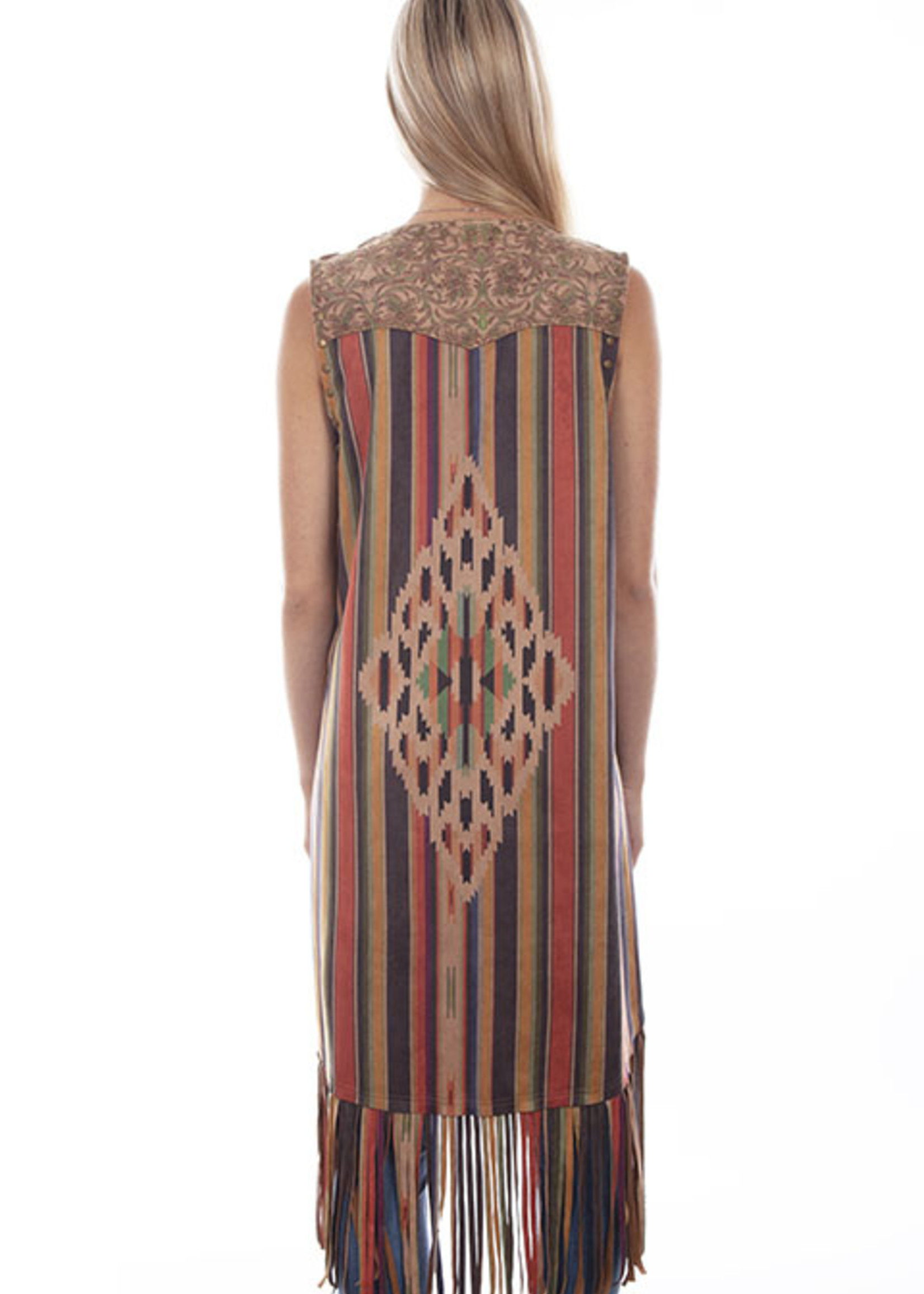 Scully Micro Fiber Long Serape Vest