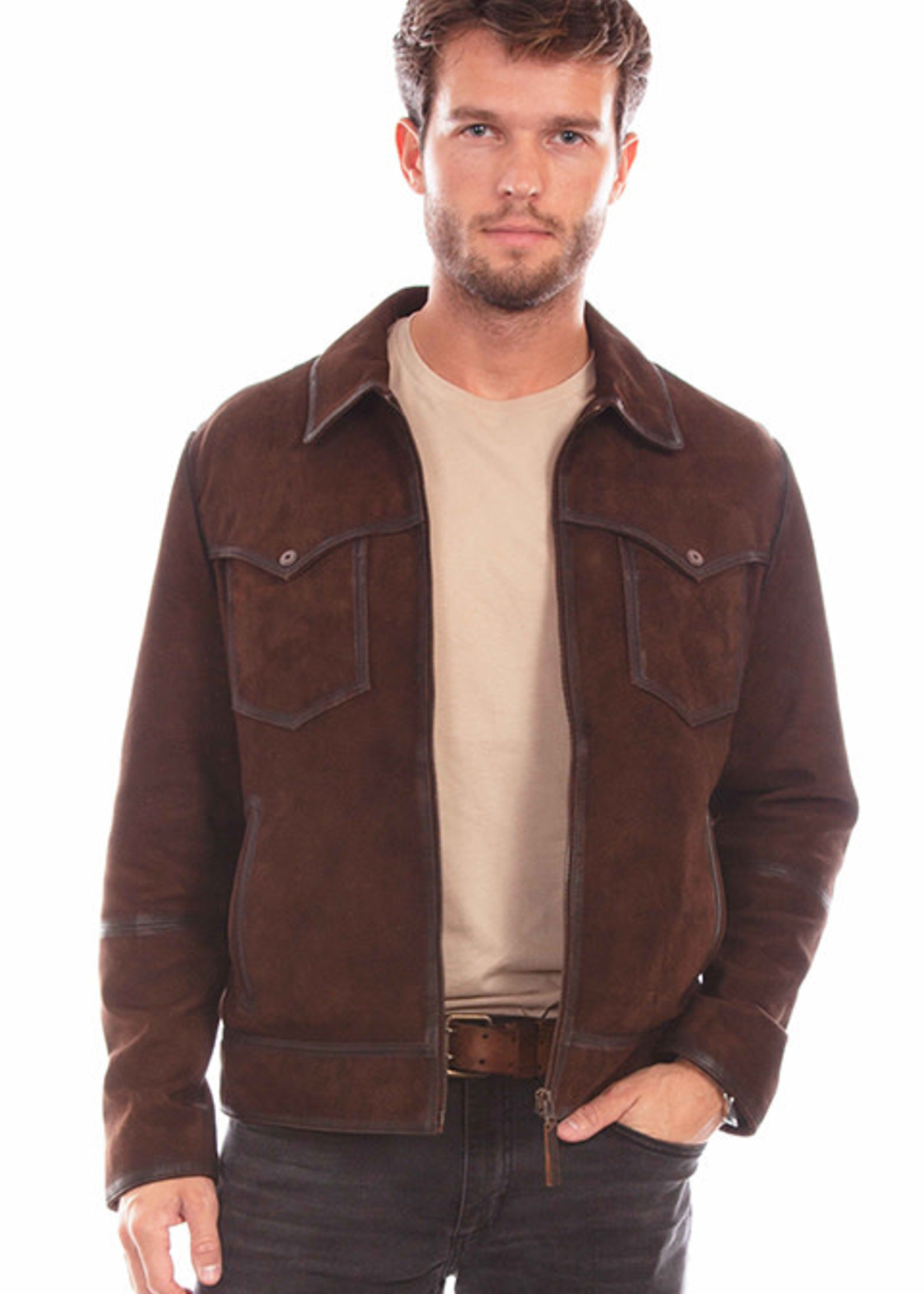 Scully Brown Leather jacket 142