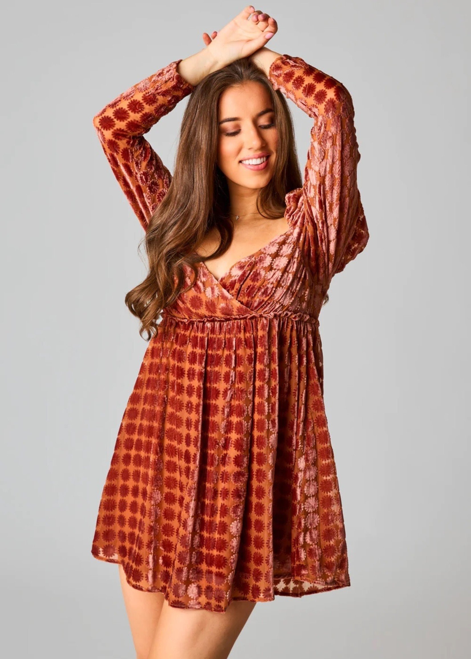 Buddy Love Fallon Butternut Dress