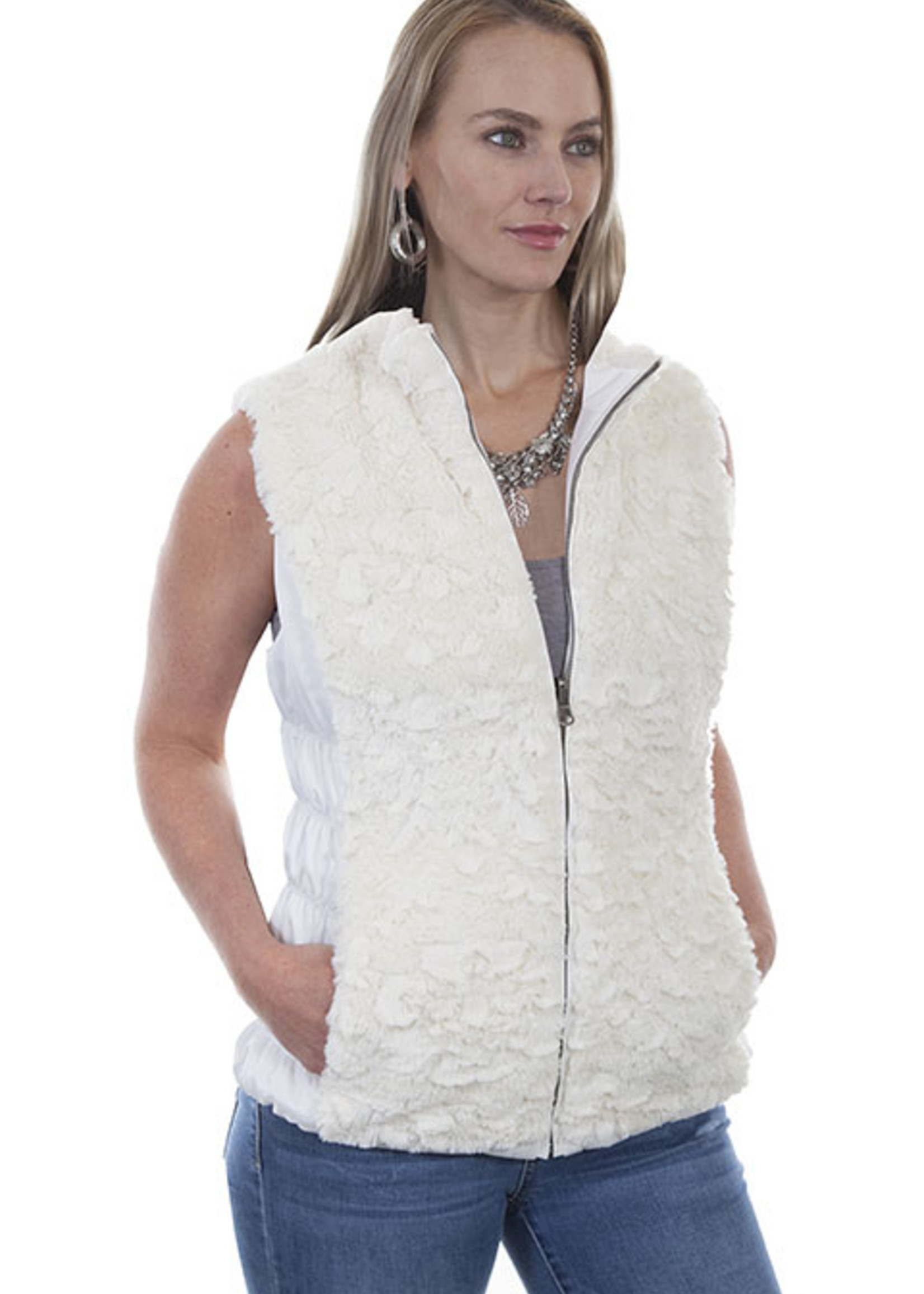 Scully Faux Leather vest