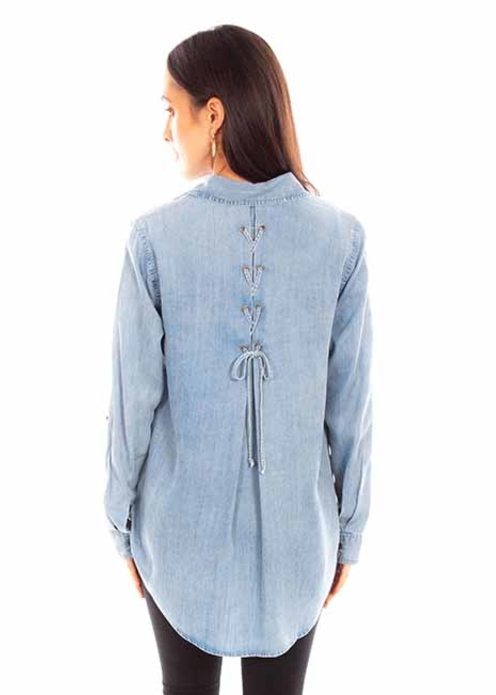 Scully Button up chambray top