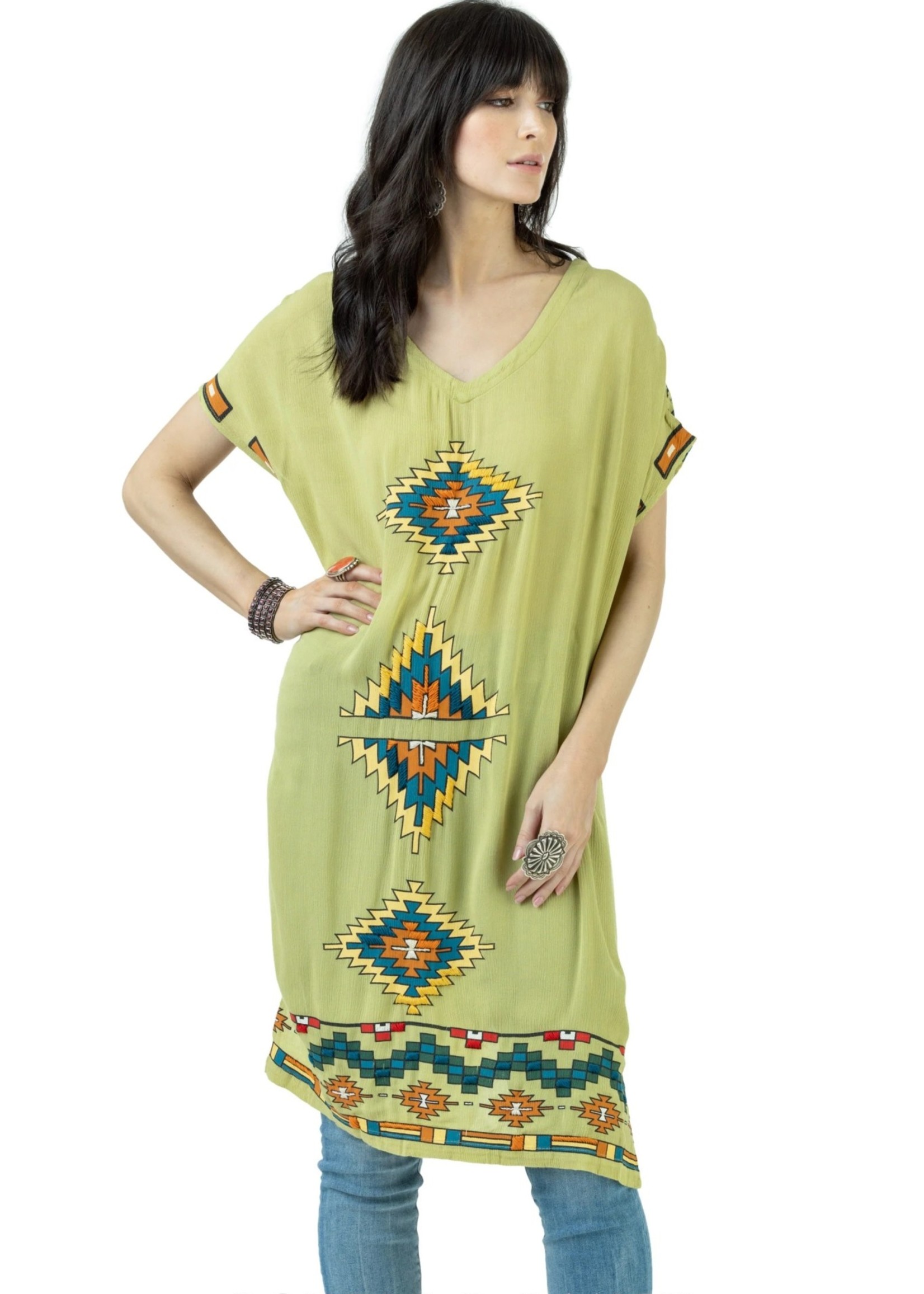 Double D Stair Stepped Mesa Tunic