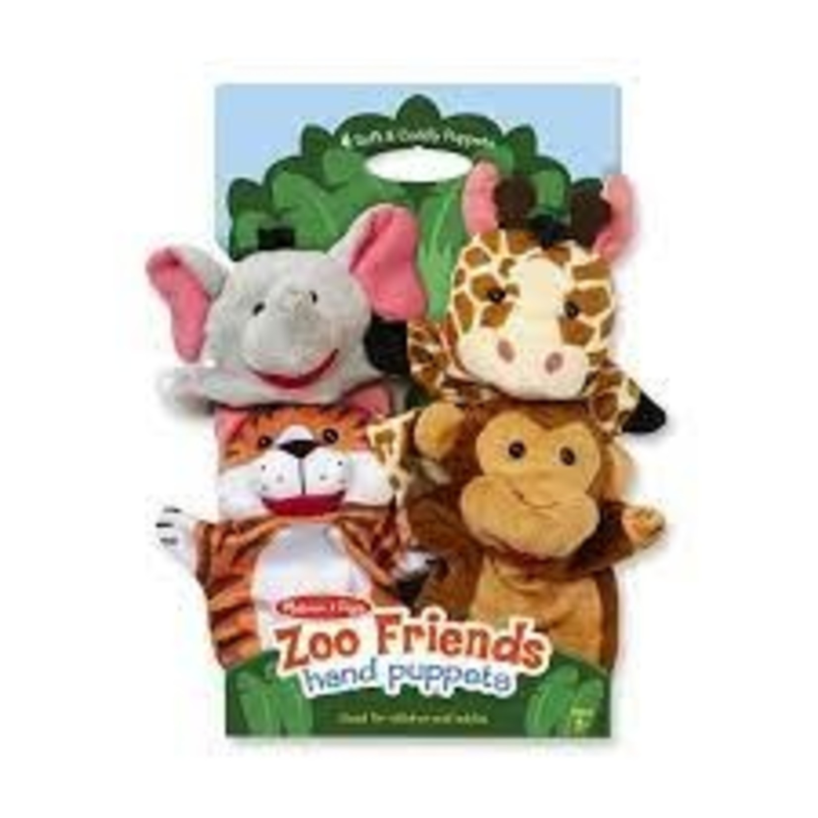 Melissa and Doug Zoo Friends Hand Puppets