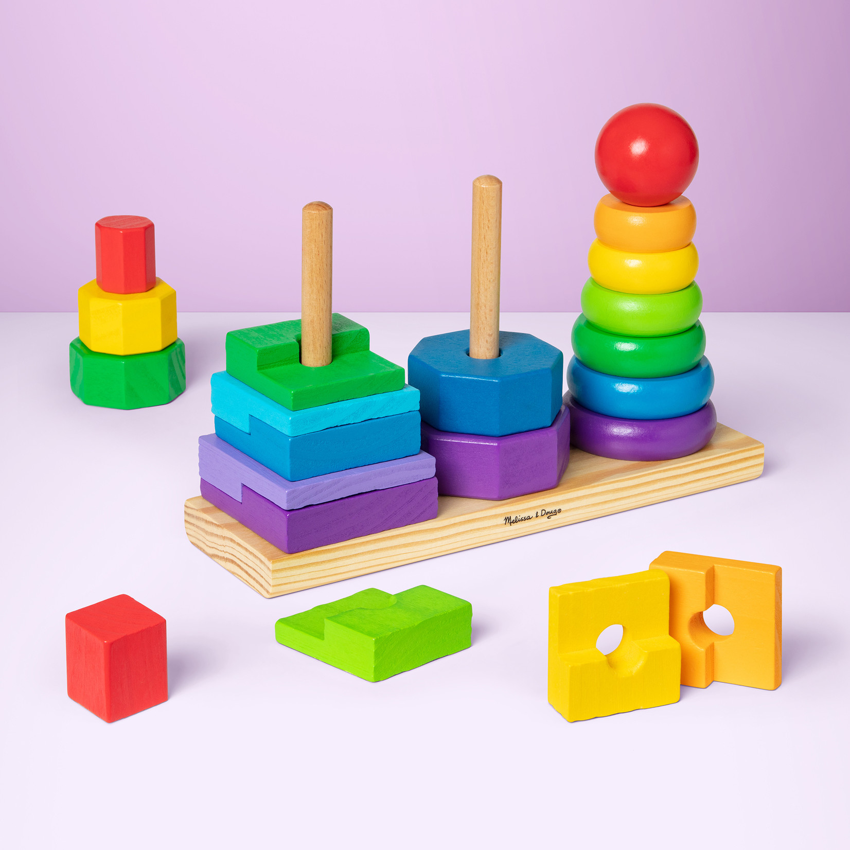 Melissa and Doug Geometric Stacker