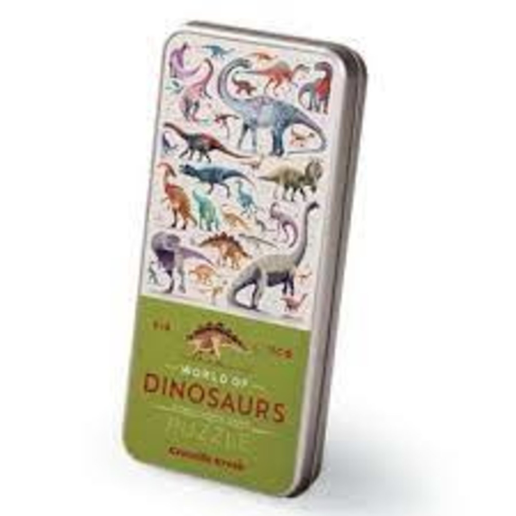 Crocodile Creek Tin Puzzle - World of Dinosaurs