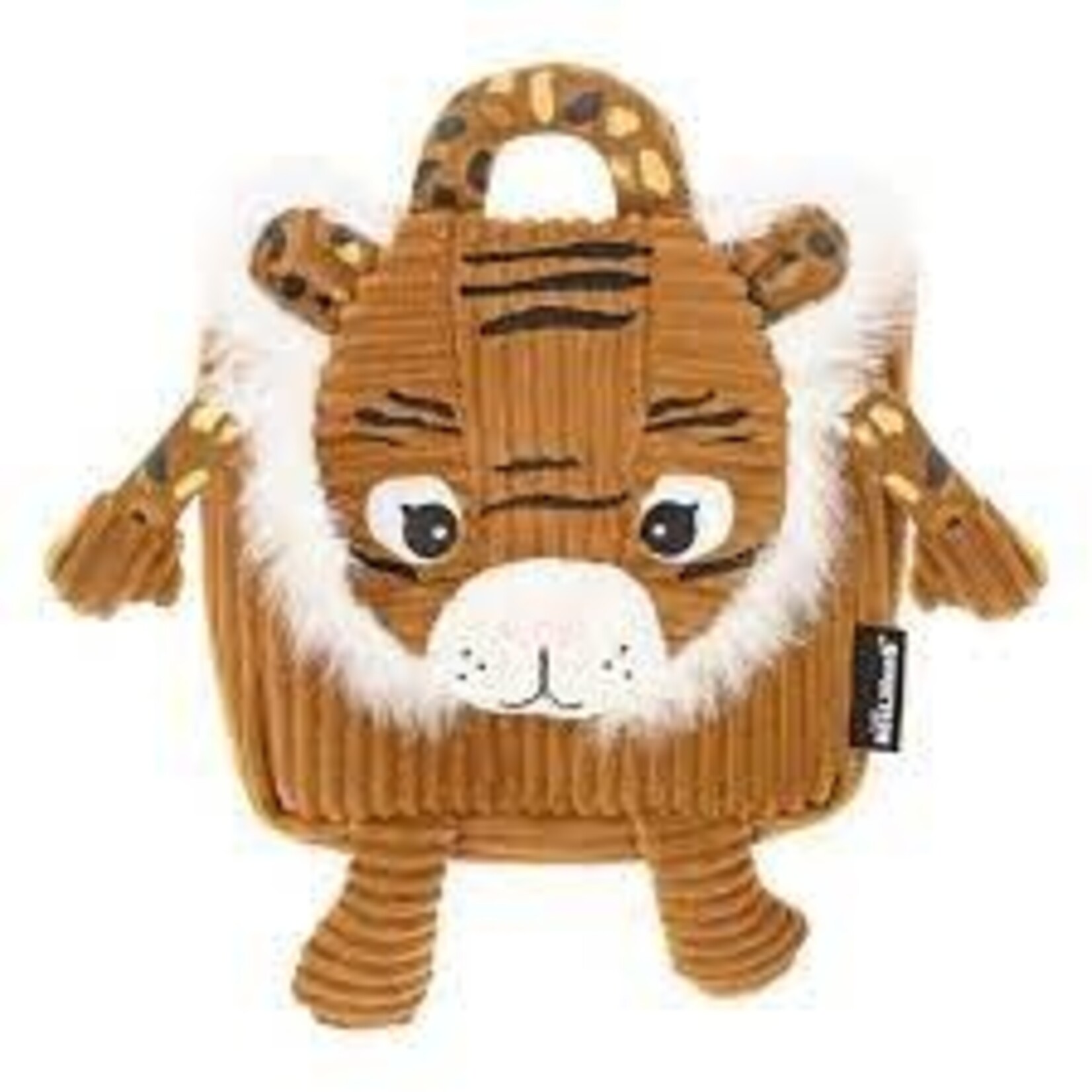 TriAction Toys Corduroy Backpack - Tiger