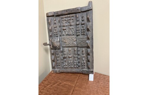 Granary Door. Used to enclose the grain storage pantry in the home. 21 ⅛” tall