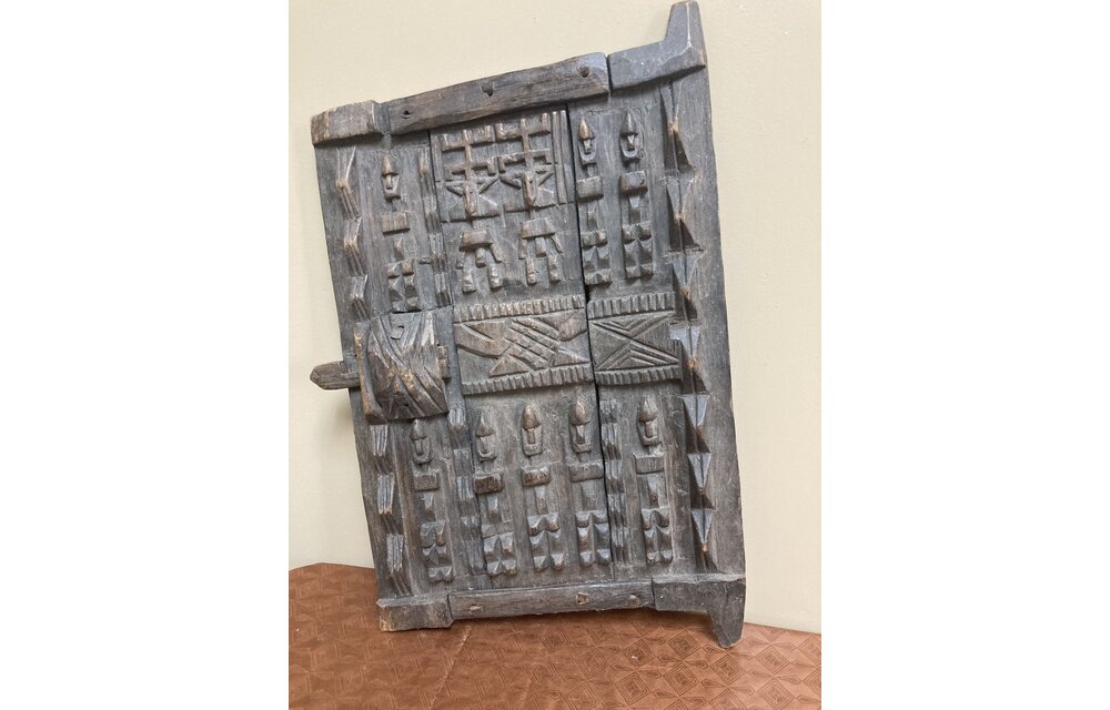 Granary Door. Used to enclose the grain storage pantry in the home. 21 ⅛” tall