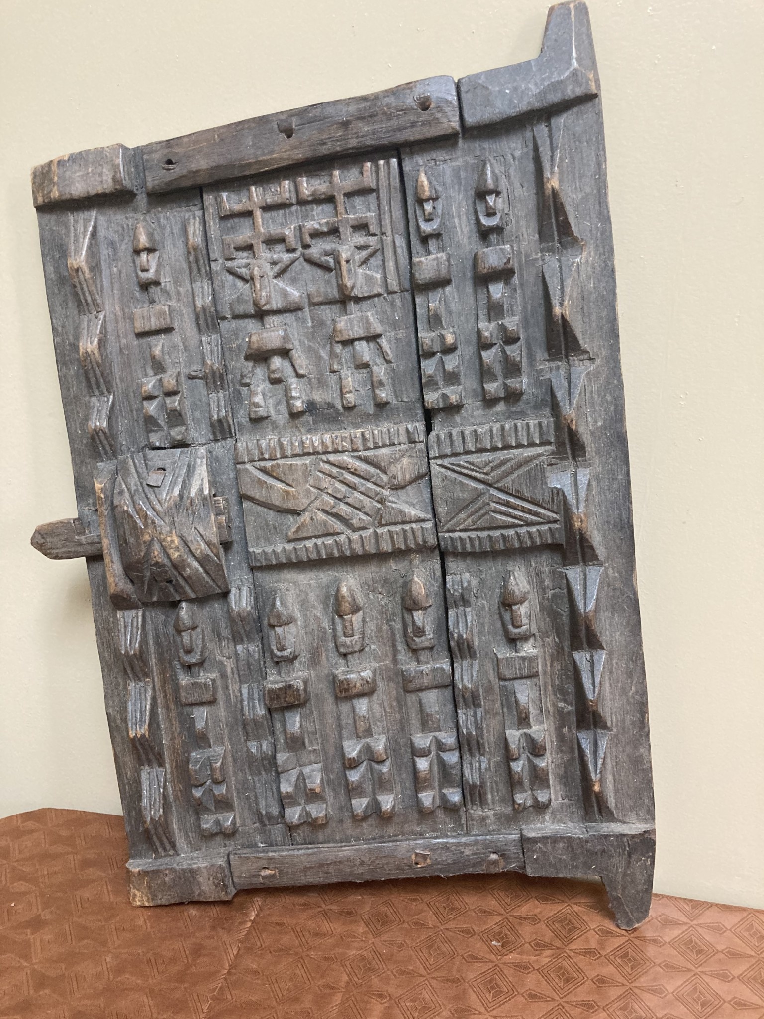 Granary Door. Used to enclose the grain storage pantry in the home. 21 ⅛” tall