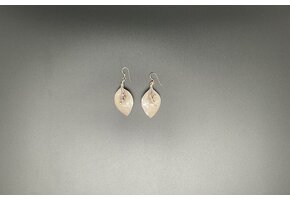 Antique Silver Leaf Earring