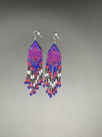 Kenya Long Colorful beaded earrings from Kenya.
