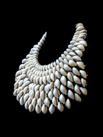 Mali Authentic hand-made cowrie shell breast-plate necklace.