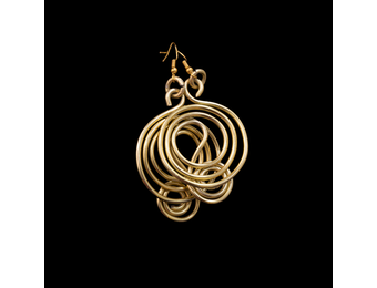 Multi-strand beaded necklace set. Beads. Brass wire. Gemstone.