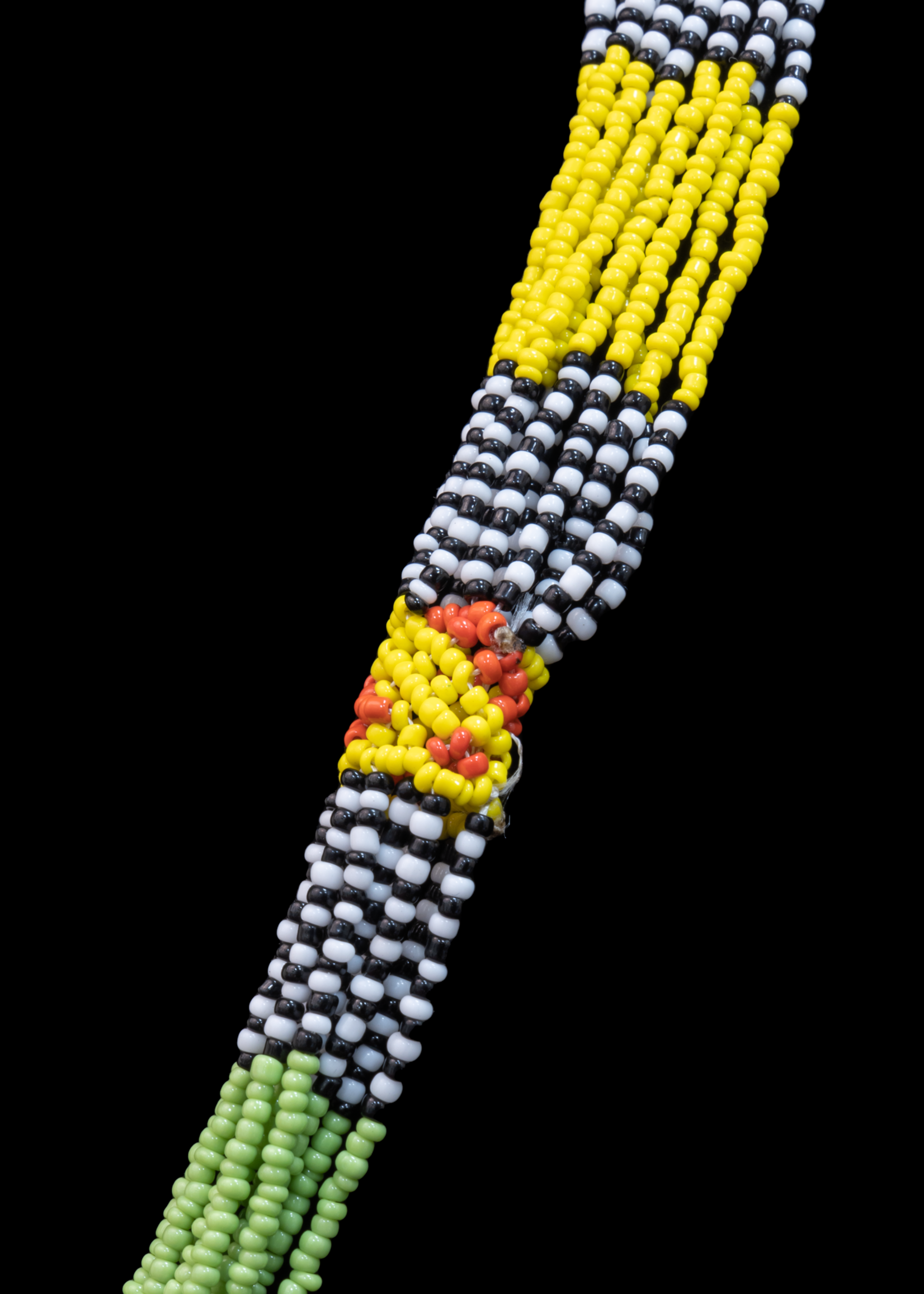 Kenya Multi-colored multi-beaded necklace.