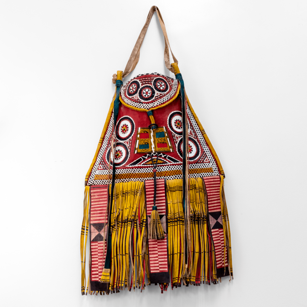 Mali Modern take on traditional Tuareg camel leather bag 