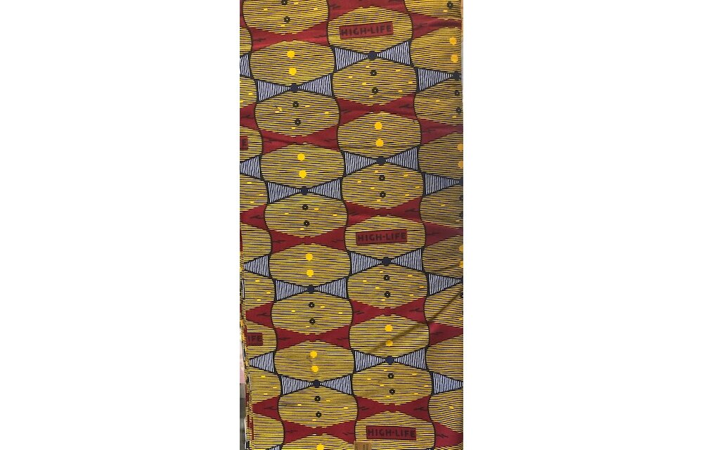 Block Ankara Print. Sold by full yard only.