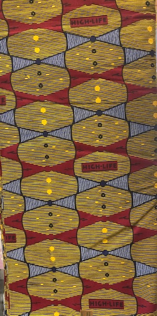 Block Ankara Print. Sold by full yard only.