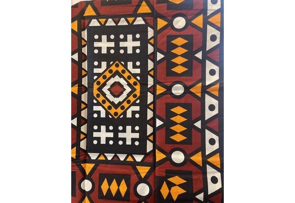 Geometric Ankara Print. Sold by full yard only.
