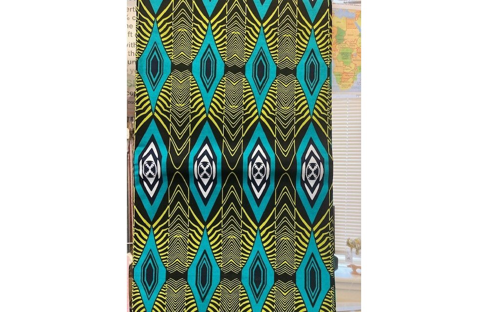 Hallways Ankara Print. Sold by full yard only.