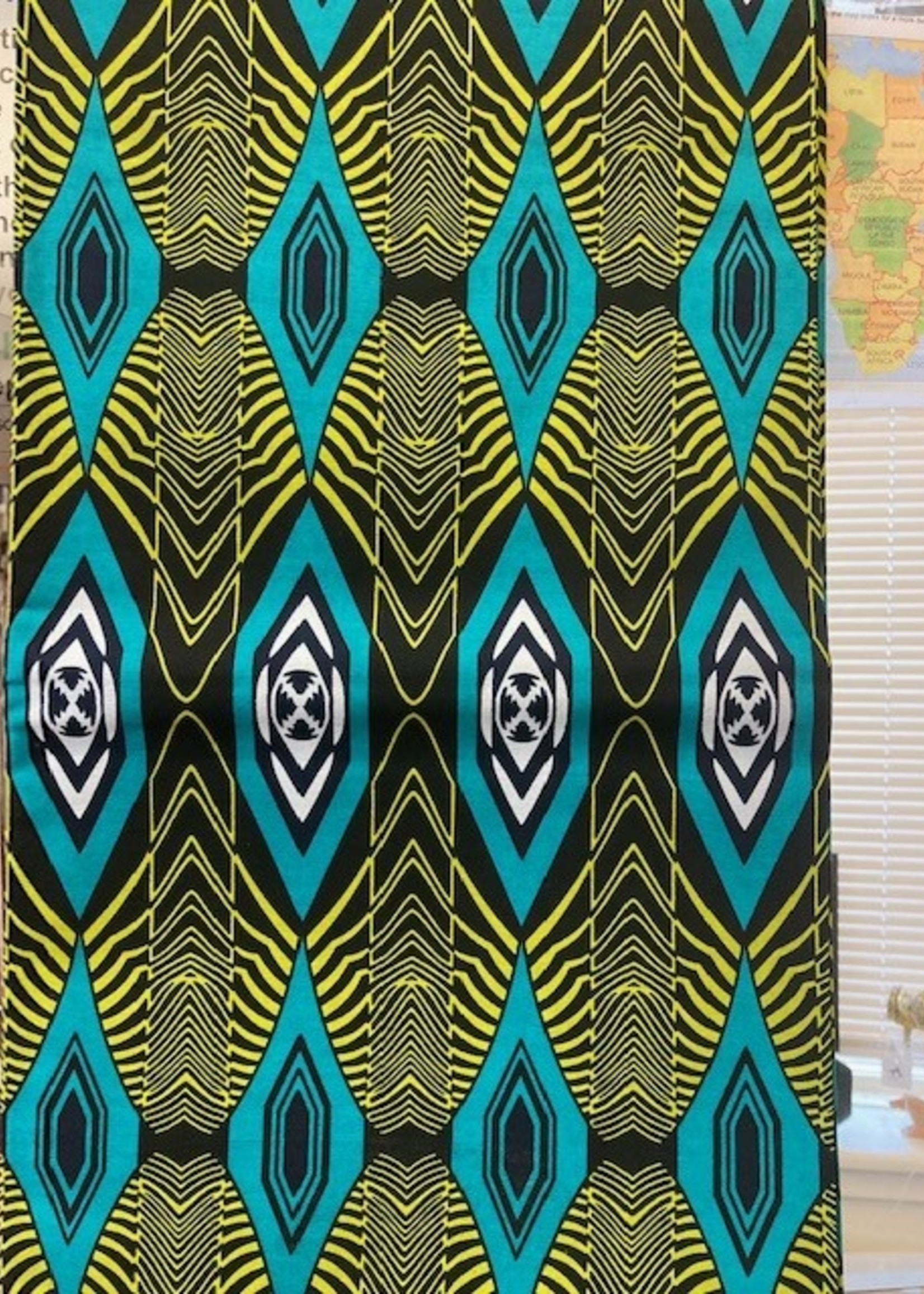 Hallways Ankara Print. Sold by full yard only.