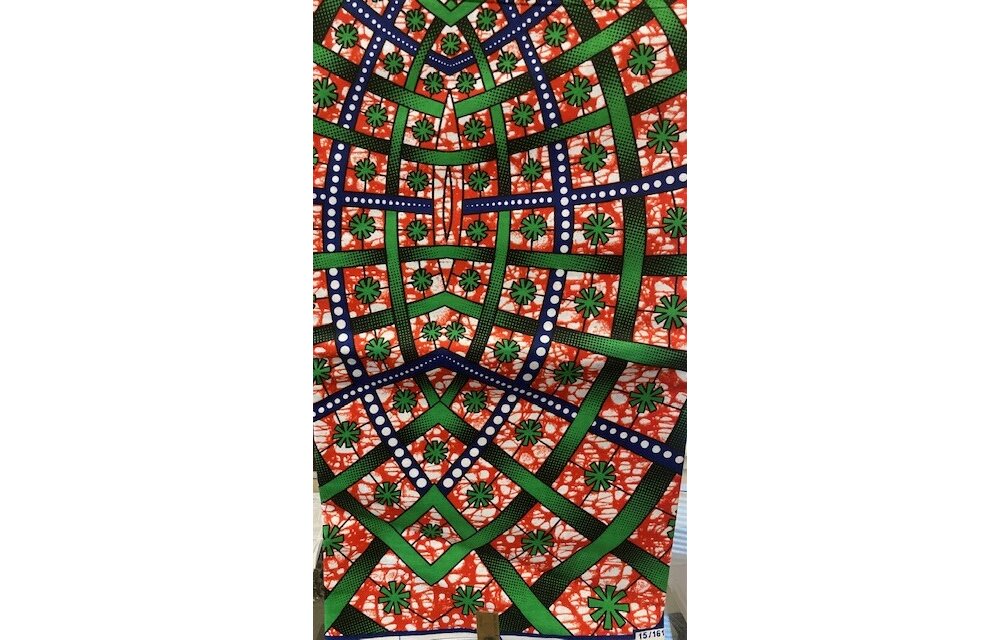 Vlisco Ankara Print. Sold by full yard only.