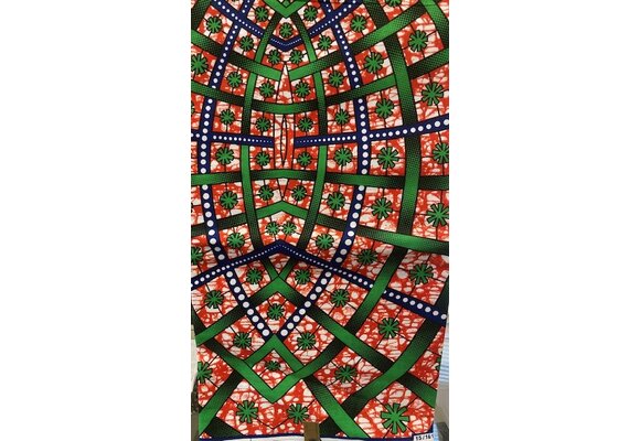 Vlisco Ankara Print. Sold by full yard only.