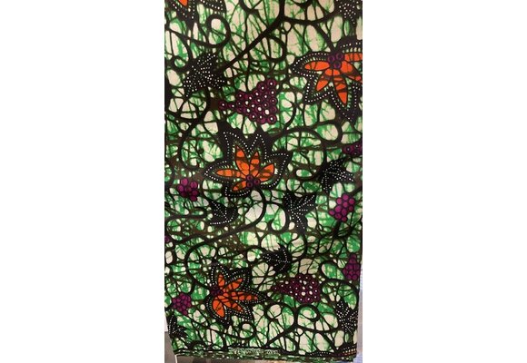 Splatter Floral Ankara Print. Sold by full yard only.