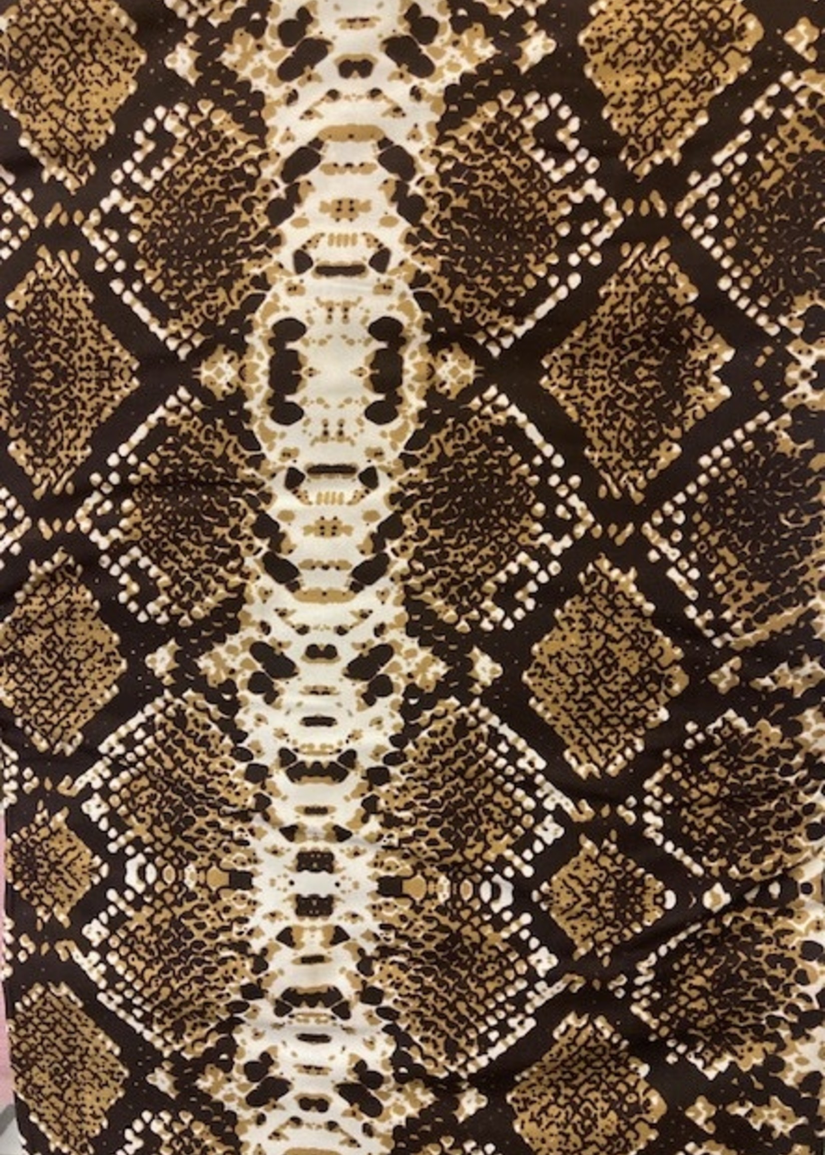 Snakeskin Ankara Print. Sold by full yard only.