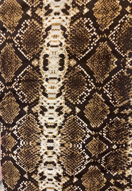Snakeskin Ankara Print. Sold by full yard only.