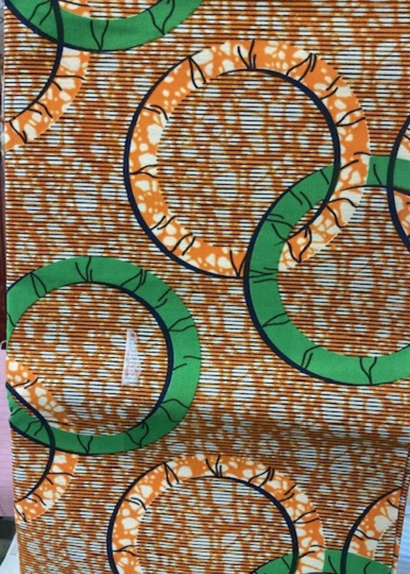 Rings Ankara Print. Sold by full yard only.