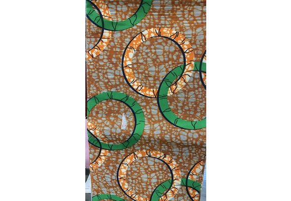 Rings Ankara Print. Sold by full yard only.