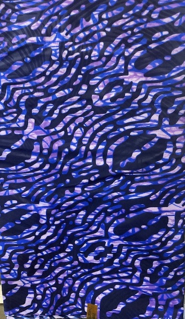 Purple Ankara Print. Sold by full yard only.