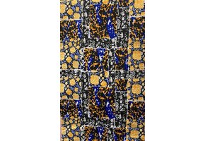 Orange Marble Ankara Print. Sold by full yard only.