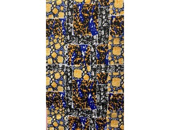 Orange Marble Ankara Print. Sold by full yard only.