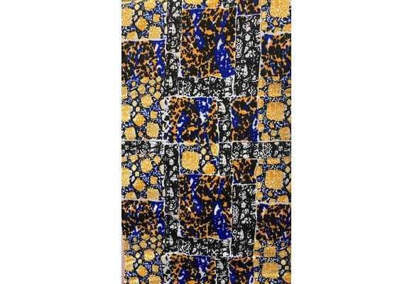 Orange Marble Ankara Print. Sold by full yard only.