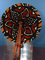 Ankara print Folding Fan