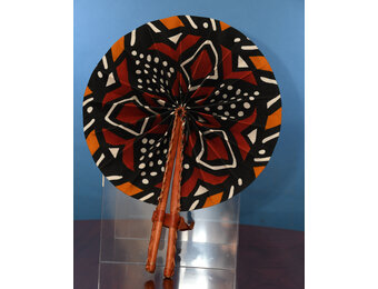 Ankara print Folding Fan