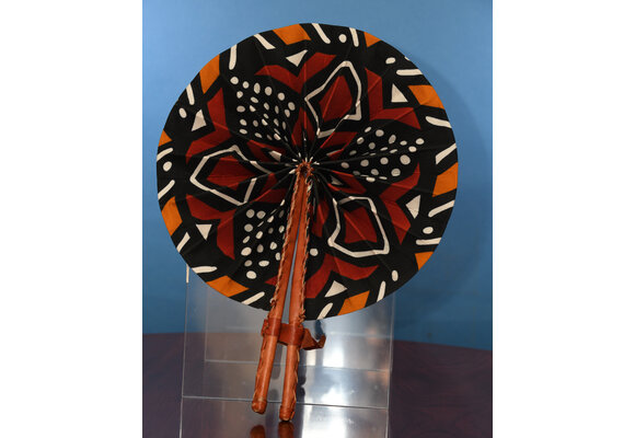 Ankara print Folding Fan