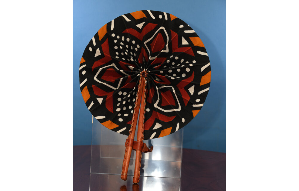 Ankara print Folding Fan