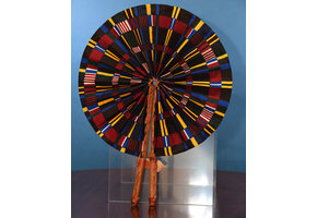 Ankara print Folding Fan