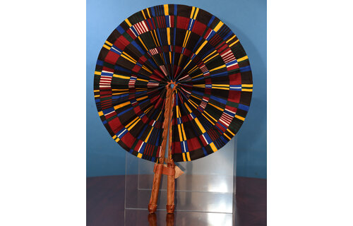Ankara print Folding Fan