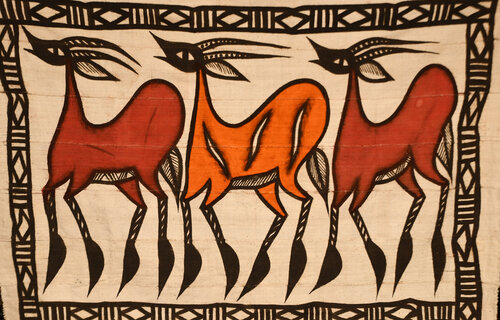 KORHOGO PAINTING. Made in Ivory Coast