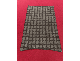 Mudcloth Fabric. Black and White Handmade in Mali 100% Cotton. Sizes vary: 38-45in x 63-68in for clothing and decorating