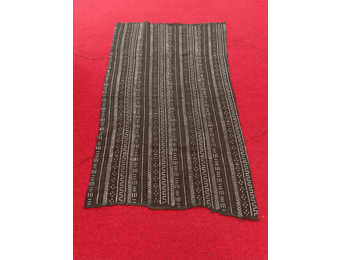 Mudcloth Fabric. Black and White Handmade in Mali 100% Cotton. Sizes vary: 38-45in x 63-68in for clothing and decorating
