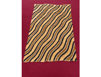 Mudcloth Fabric. Brown and Tan Handmade in Mali 100% Cotton. Sizes vary: 38-45in x 63-68in for clothing and decorating