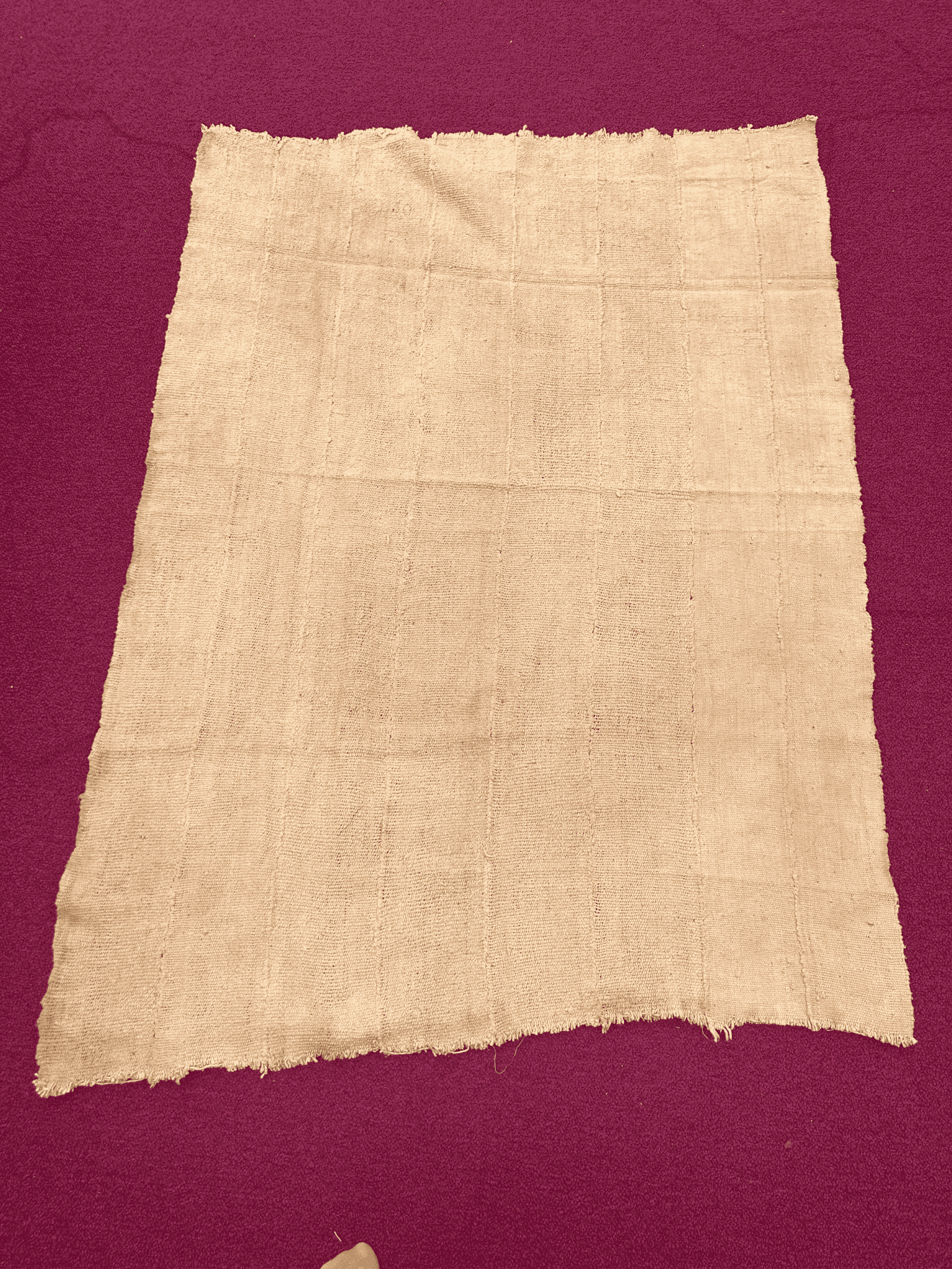 Mudcloth Fabric. Gold Handmade in Mali 100% Cotton. Sizes vary: 38-45in x 63-68in for clothing and decorating