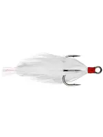 Gamakatsu Gamakatsu - Feathered White/White - Treble Hook -