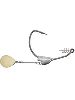 Owner American Owner - Flashy Swimmer Underspin w/ CPS - Black Chrome - Gold Colorado -